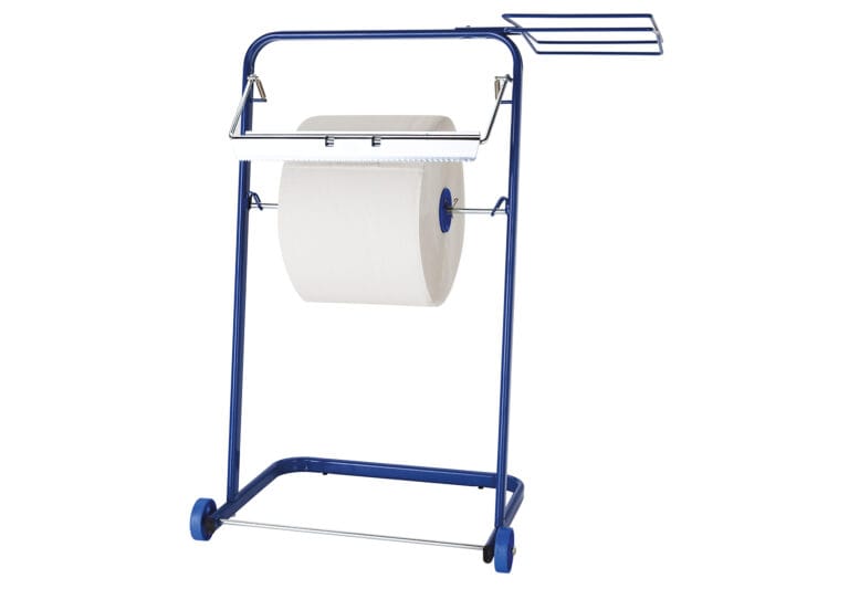 CELTEX PODNI PLAVI METALNI STALAK SA TOČKIĆIMA ZA INDUSTRIJSKI UBRUS U ROLNI