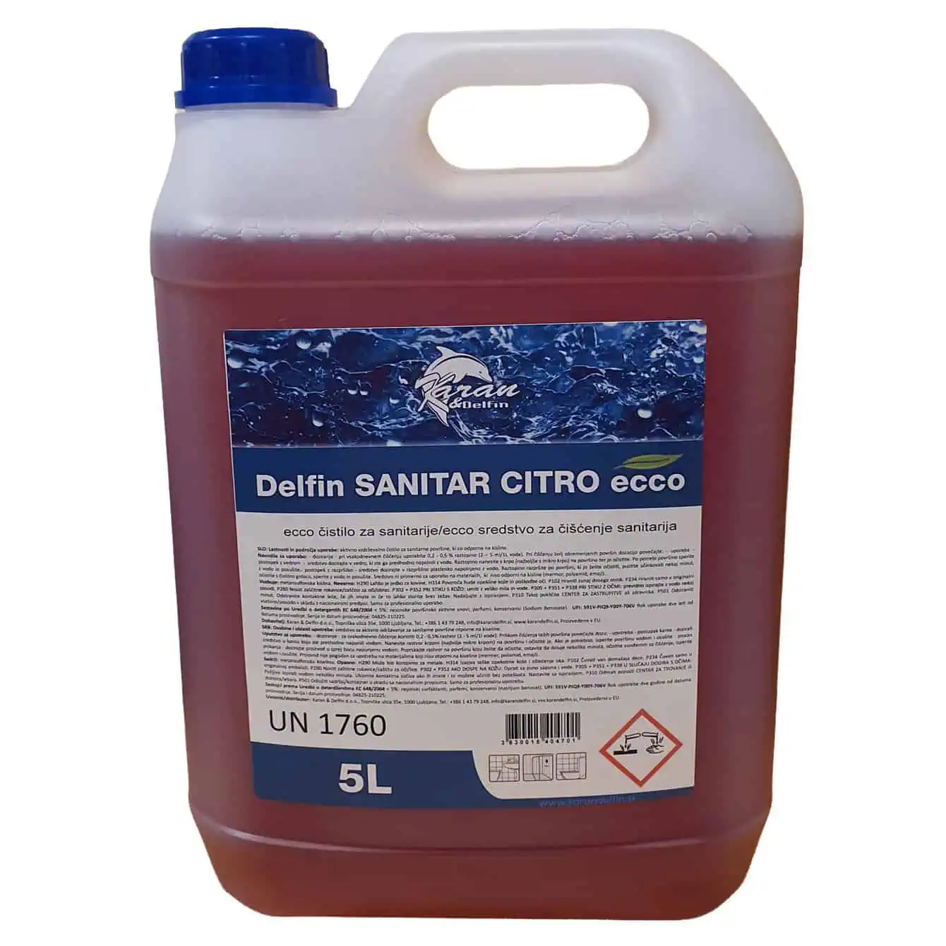 DELFIN SANITAR CITRO ECCO 5 L